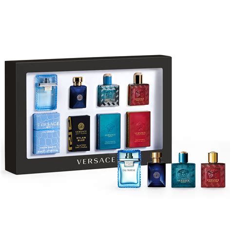 versace cologne for men gift set|versace men's mini gift set.